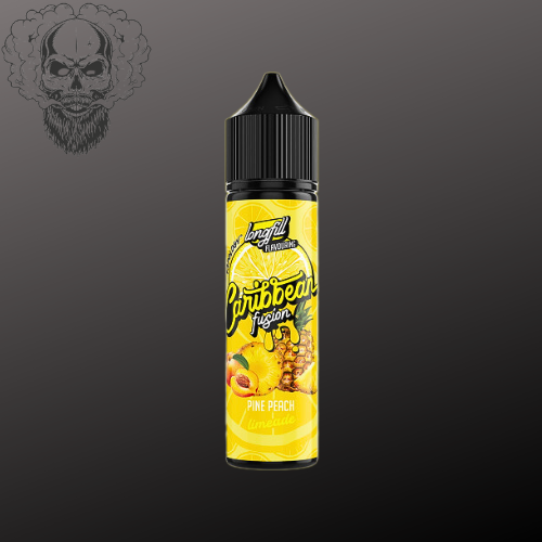VAPOLOGY| Caribbean Fusion - Pine Peach Limeade Longfill 60ml (Salts)