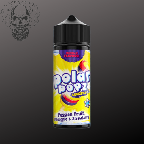 VAPOLOGY| Polar Popz - Passion Fruit, Pineapple & Strawberry Longfill 120ml