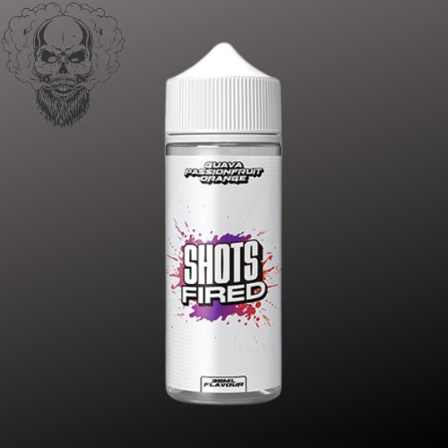 SHOTS FIRED| Guava Passionfruit & Orange 120ml Longfill